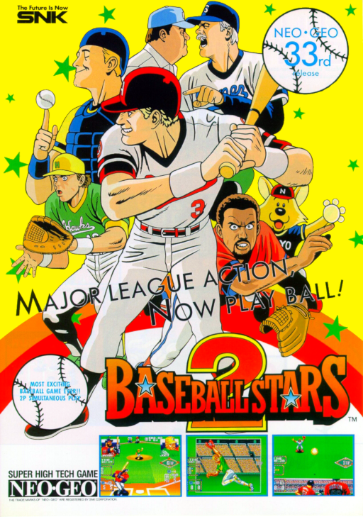 Baseball Stars 2 Arcade Game Cover